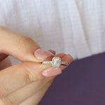 0.64 Karat Emerald Kesim Tektaş Pırlanta Yüzük - RNF0655 | Tektaş Pırlanta | Ronaff Pırlanta | Tektaş Yüzük, Pırlanta Yüzük, Kolye, Küpe