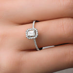 0.64 Karat Emerald Kesim Tektaş Pırlanta Yüzük - RNF0655 | Tektaş Pırlanta | Ronaff Pırlanta | Tektaş Yüzük, Pırlanta Yüzük, Kolye, Küpe