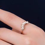 0.70 Karat Markiz Kesim Pırlanta Yarımtur Yüzük - RNF0623 | Renkli Taşlı Yüzükler | Ronaff Pırlanta | Tektaş Yüzük, Pırlanta Yüzük, Kolye, Küpe