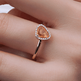 0.74 Karat Sarı Safir Pırlantalı Tasarım Yüzük - RNF0436 | Renkli Taşlı Yüzükler | Ronaff Pırlanta | Tektaş Yüzük, Pırlanta Yüzük, Kolye, Küpe