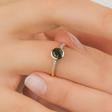 0.90 Karat Peridot Pırlantalı Tasarım Yüzük - RNF0685 | Renkli Taşlı Yüzükler | Ronaff Pırlanta | Tektaş Yüzük, Pırlanta Yüzük, Kolye, Küpe