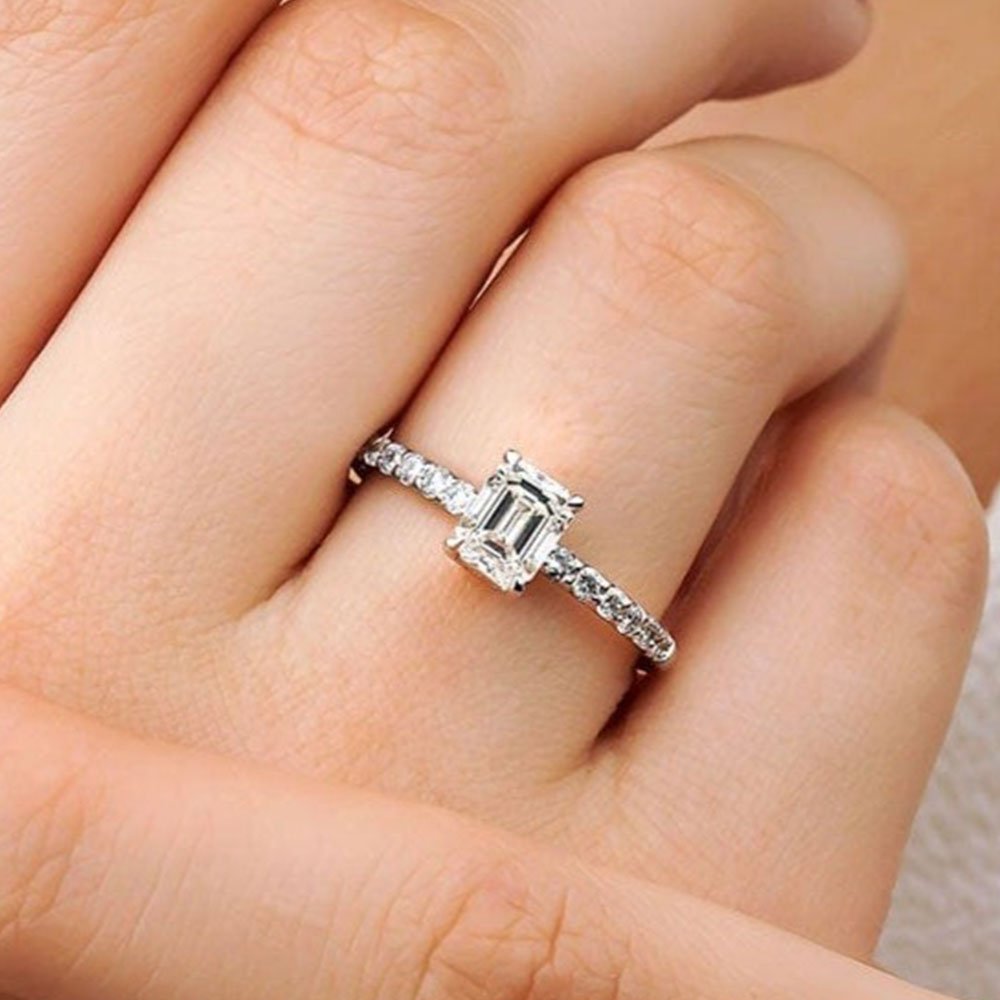 0.94 Karat Baget Kesim Pırlanta Tektaş Yüzük - RNF0367 | Tektaş Pırlanta | Ronaff Pırlanta | Tektaş Yüzük, Pırlanta Yüzük, Kolye, Küpe