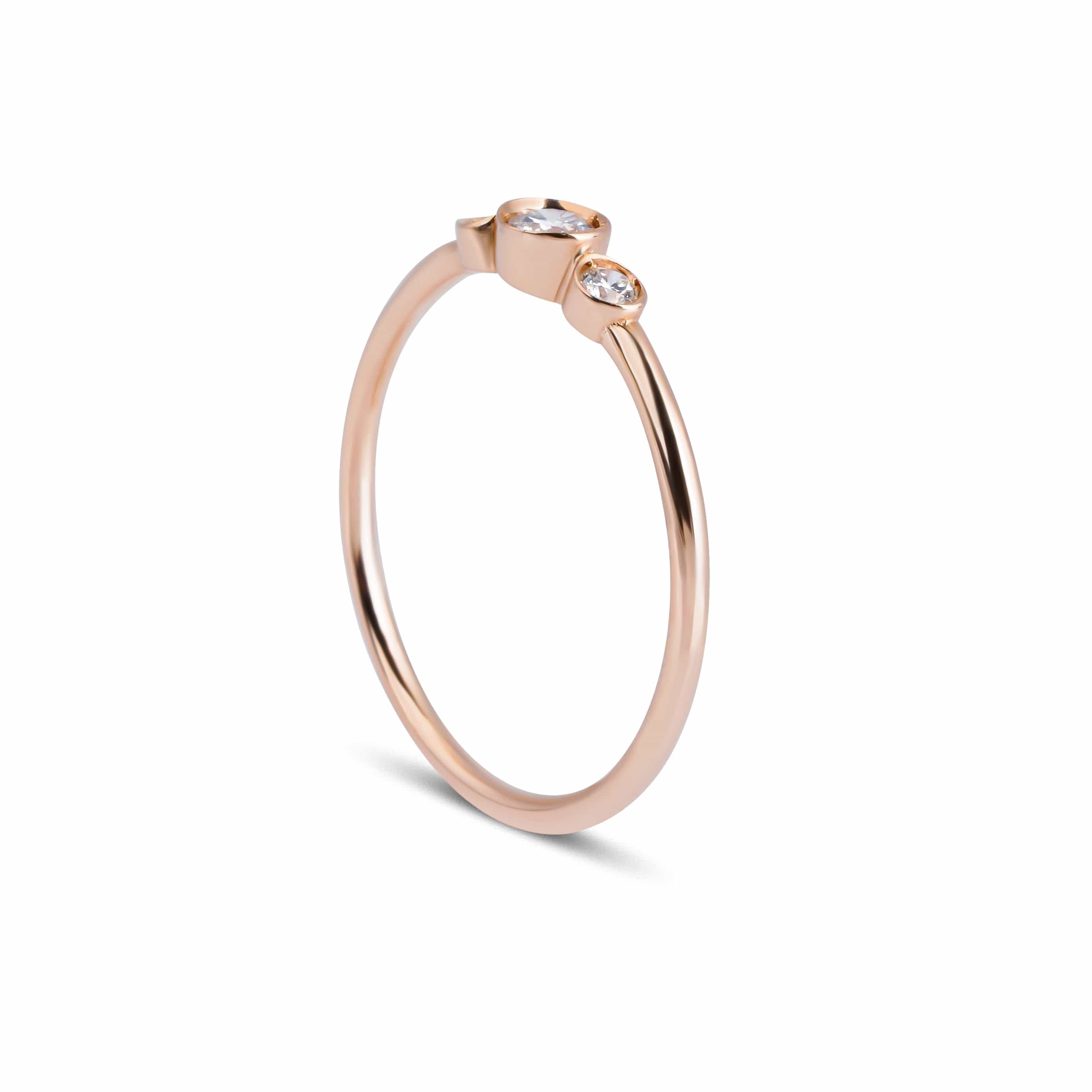 0.10 Karat & 0.08 Karat Yuvarlak Kesim Minimal Üçtaş Pırlanta Yüzük - RNF0527 | Pırlanta Yüzük | Ronaff Pırlanta | Tektaş Yüzük, Pırlanta Yüzük, Kolye, Küpe