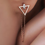 0.10 Karat Baget Pırlantalı Üçgen Küpe - RNF0376 | Pırlanta Küpe | Ronaff Pırlanta | Tektaş Yüzük, Pırlanta Yüzük, Kolye, Küpe