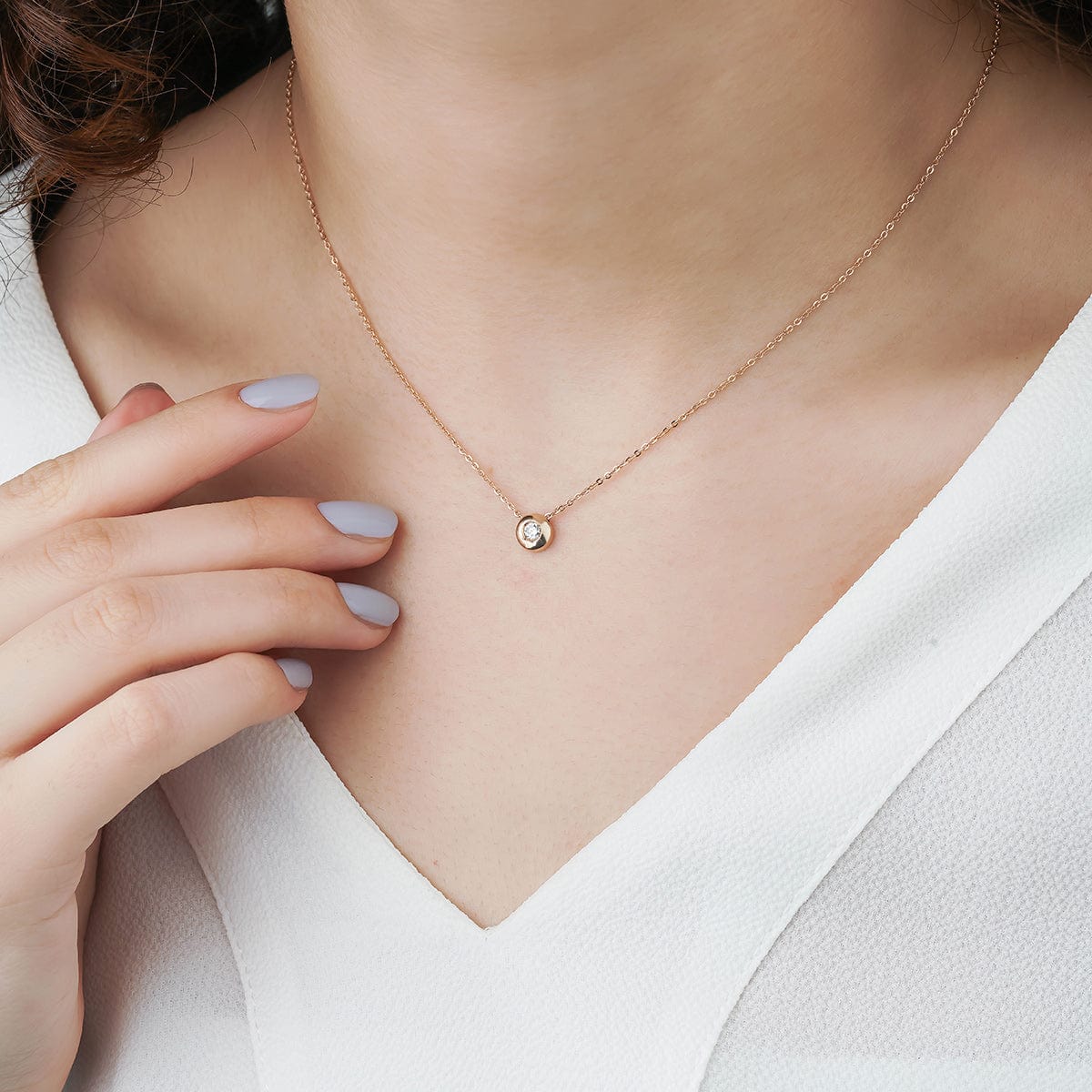 0.10 Karat Pırlanta Tektaş Kolye - RNF0229 | Pırlanta Kolye | Ronaff Pırlanta | Tektaş Yüzük, Pırlanta Yüzük, Kolye, Küpe