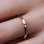 0.12 Karat Baget Kesim Pırlanta Tektaş Yüzük - RNF0399 | Tektaş Pırlanta | Ronaff Pırlanta | Tektaş Yüzük, Pırlanta Yüzük, Kolye, Küpe