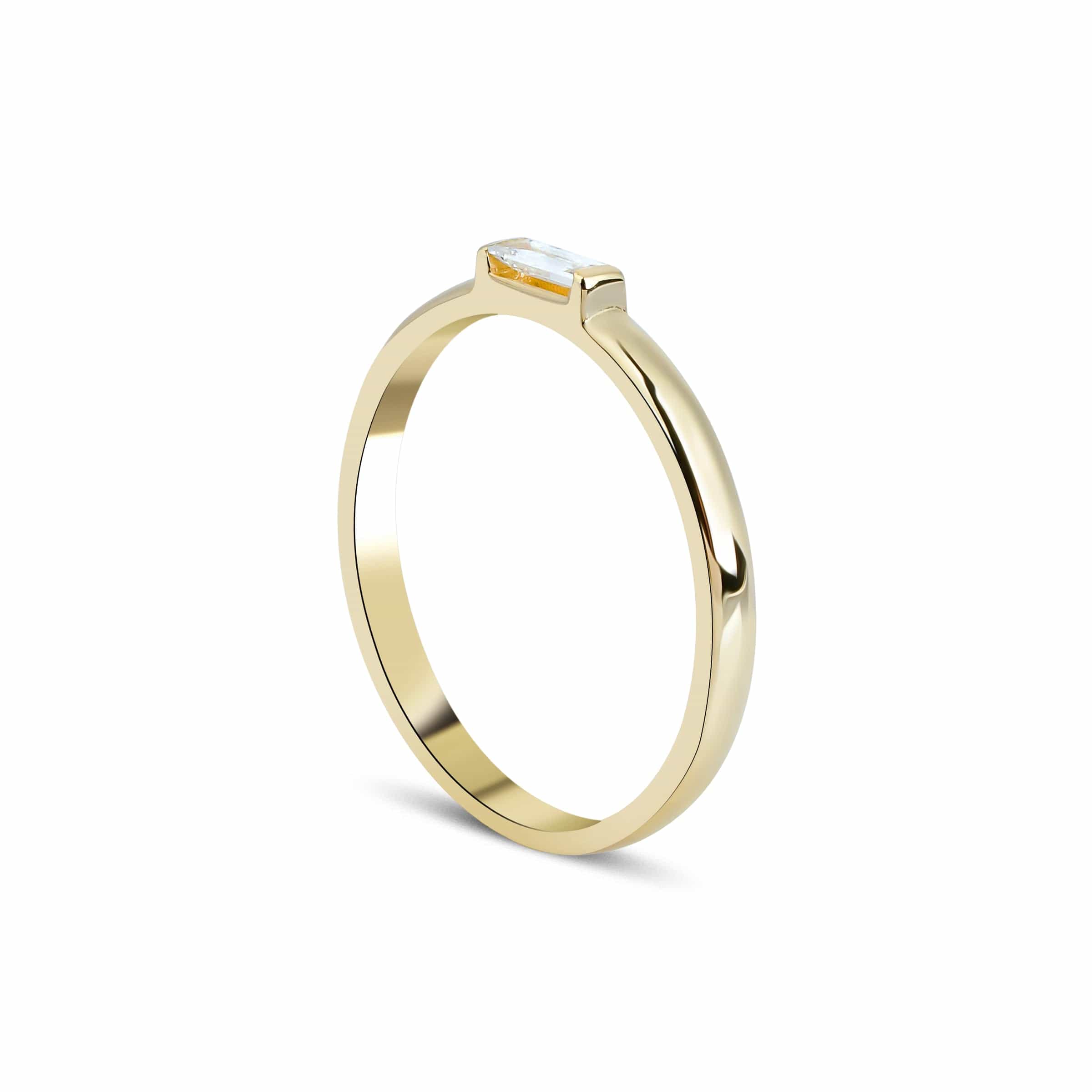 0.12 Karat Baget Kesim Pırlanta Tektaş Yüzük - RNF0399 | Tektaş Pırlanta | Ronaff Pırlanta | Tektaş Yüzük, Pırlanta Yüzük, Kolye, Küpe