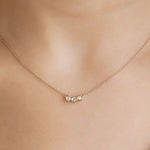 0.12 Karat Yuvarlak Kesim Tria Pırlanta Kolye - RNF0003 | Pırlanta Kolye | Ronaff Pırlanta | Tektaş Yüzük, Pırlanta Yüzük, Kolye, Küpe