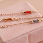 0.14 Karat Pırlantalı Renkli Kolye - RNF0511 | Pırlanta Kolye | Ronaff Pırlanta | Tektaş Yüzük, Pırlanta Yüzük, Kolye, Küpe