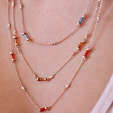 0.14 Karat Pırlantalı Renkli Kolye - RNF0511 | Pırlanta Kolye | Ronaff Pırlanta | Tektaş Yüzük, Pırlanta Yüzük, Kolye, Küpe