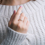 0.15 Karat Baget Pırlantalı Mini Yüzük - RNF0291 | Tektaş Pırlanta | Ronaff Pırlanta | Tektaş Yüzük, Pırlanta Yüzük, Kolye, Küpe