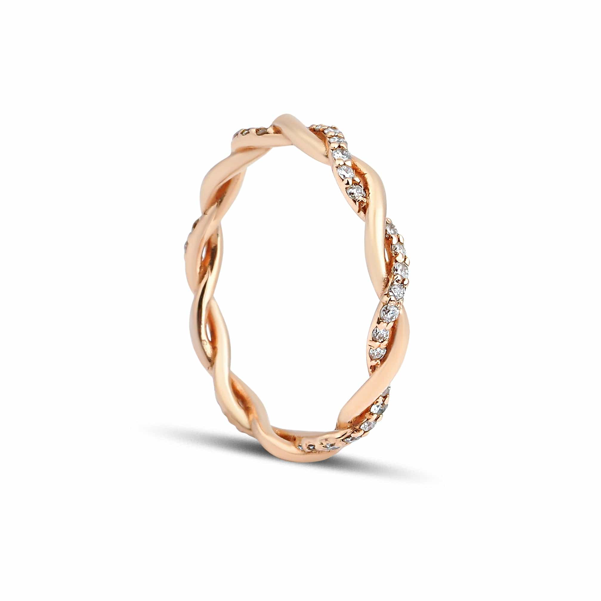 0.15 Karat Pırlantalı Sarmal Tamtur Yüzük - RNF0004 | Tamtur Pırlanta Yüzük | Ronaff Pırlanta | Tektaş Yüzük, Pırlanta Yüzük, Kolye, Küpe