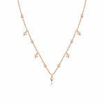 0.18 Karat Pırlantalı Rose Kolye - RNF0299 | Pırlanta Kolye | Ronaff Pırlanta | Tektaş Yüzük, Pırlanta Yüzük, Kolye, Küpe