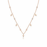 0.18 Karat Pırlantalı Rose Kolye - RNF0299 | Pırlanta Kolye | Ronaff Pırlanta | Tektaş Yüzük, Pırlanta Yüzük, Kolye, Küpe