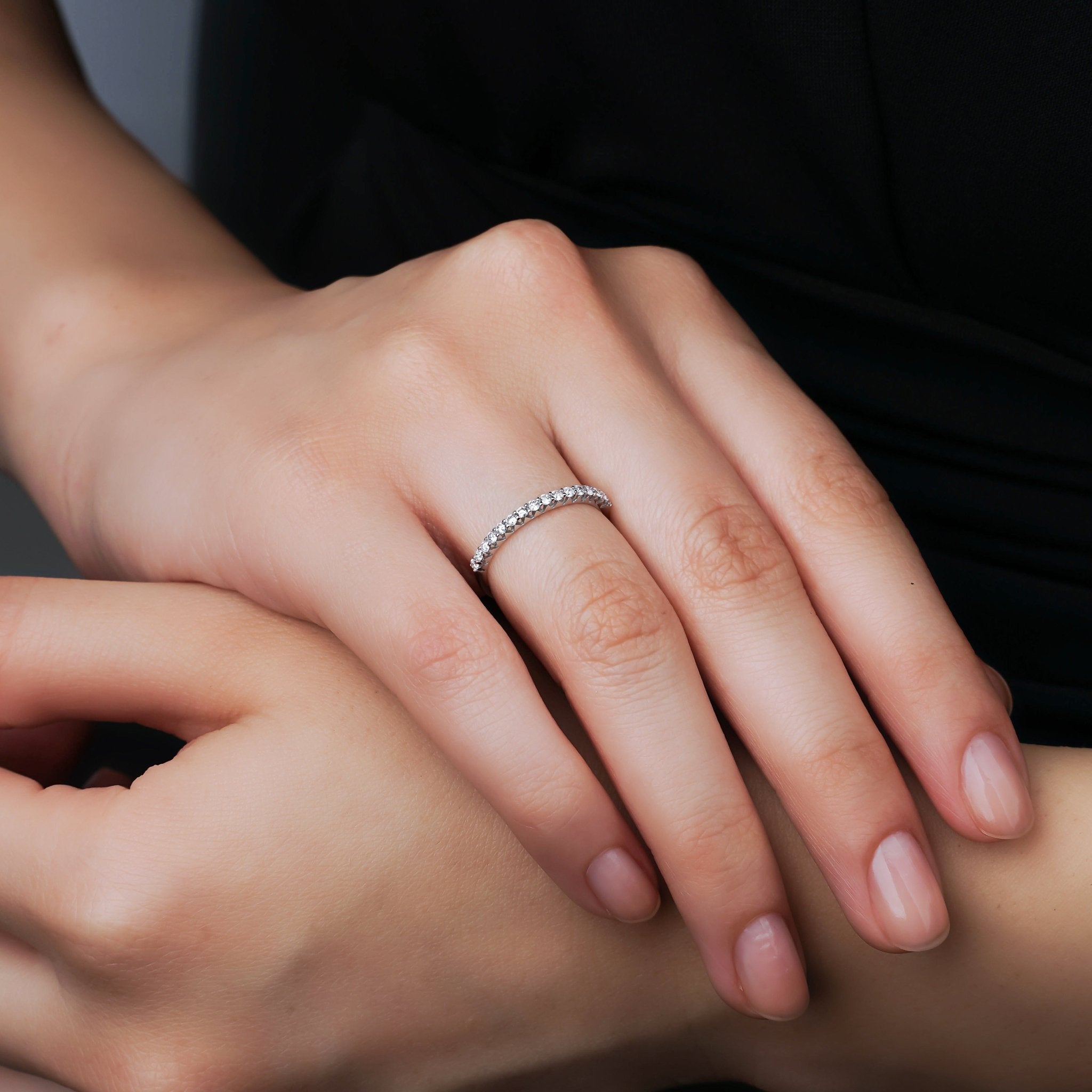 0.20 Karat Yarımtur Pırlanta Yüzük - RNF0392 | Yarımtur Pırlanta Yüzük | Ronaff Pırlanta | Tektaş Yüzük, Pırlanta Yüzük, Kolye, Küpe