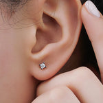 0.20 Karat Yuvarlak Pırlanta Tektaş Küpe - RNF0447 | Pırlanta Küpe | Ronaff Pırlanta | Tektaş Yüzük, Pırlanta Yüzük, Kolye, Küpe