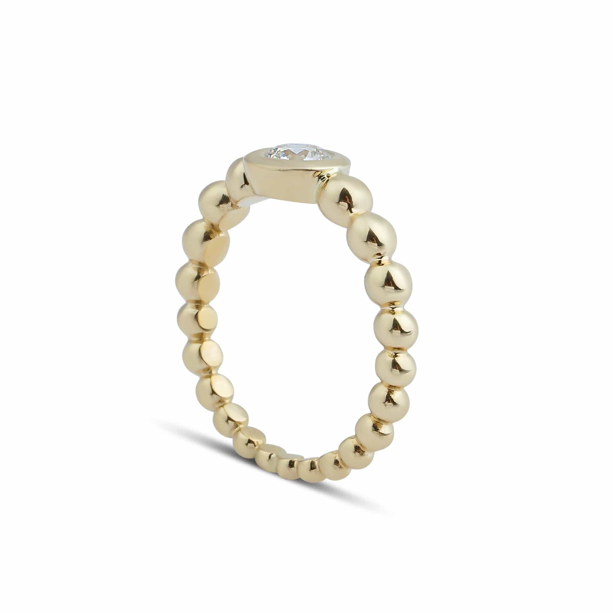 0.20 Karat Yuvarlak Pırlanta Vintage Yüzük - RNF0260 | Tektaş Pırlanta | Ronaff Pırlanta | Tektaş Yüzük, Pırlanta Yüzük, Kolye, Küpe