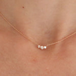 0.22 Karat Pırlanta Üçtaş Mini Kolye - RNF0327 | Pırlanta Kolye | Ronaff Pırlanta | Tektaş Yüzük, Pırlanta Yüzük, Kolye, Küpe