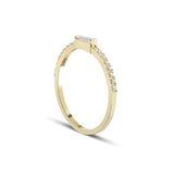 0.22 Karat Baget Pırlantalı Yüzük - RNF0264 | Tektaş Pırlanta | Ronaff Pırlanta | Tektaş Yüzük, Pırlanta Yüzük, Kolye, Küpe