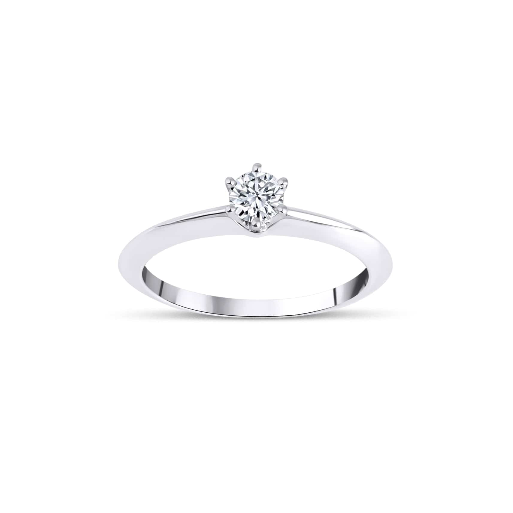 0.22 Karat Yuvarlak Kesim Pırlanta Tektaş Yüzük - RNF0506 | Tektaş Pırlanta | Ronaff Pırlanta | Tektaş Yüzük, Pırlanta Yüzük, Kolye, Küpe