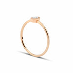 0.23 Karat Oval Pırlanta Rose Altın Tektaş Yüzük - RNF0011 | Tektaş Pırlanta | Ronaff Pırlanta | Tektaş Yüzük, Pırlanta Yüzük, Kolye, Küpe