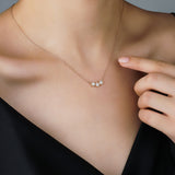 0.24 Karat Üçtaş Pırlanta Kolye - RNF0372 | Pırlanta Kolye | Ronaff Pırlanta | Tektaş Yüzük, Pırlanta Yüzük, Kolye, Küpe