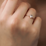 0.25 Karat Damla Kesim Tektaş Pırlanta Yüzük - RNF0491 | Tektaş Pırlanta | Ronaff Pırlanta | Tektaş Yüzük, Pırlanta Yüzük, Kolye, Küpe