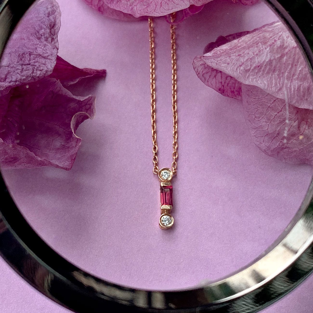 0.26 Karat Radolayt Pırlantalı Kolye - RNF0297 | Renkli Taşlı Kolyeler | Ronaff Pırlanta | Tektaş Yüzük, Pırlanta Yüzük, Kolye, Küpe