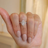 0.30 Karat Markiz Kesim & 0.26 Karat Yuvarlak Kesim HRD Sertifikalı Tektaş Pırlanta Yüzük - RNF0657 | Tektaş Pırlanta | Ronaff Pırlanta | Tektaş Yüzük, Pırlanta Yüzük, Kolye, Küpe