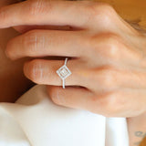 0.30 Karat & 0.22 Karat Prenses Kesim GIA/HRD Sertifikalı Pırlanta Yüzük - RNF0582 | Tektaş Pırlanta | Ronaff Pırlanta | Tektaş Yüzük, Pırlanta Yüzük, Kolye, Küpe