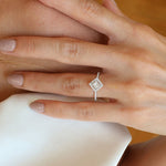 0.30 Karat & 0.22 Karat Prenses Kesim GIA/HRD Sertifikalı Pırlanta Yüzük - RNF0582 | Tektaş Pırlanta | Ronaff Pırlanta | Tektaş Yüzük, Pırlanta Yüzük, Kolye, Küpe