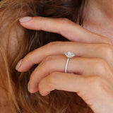 0.30 Karat & 0.22 Karat Prenses Kesim GIA/HRD Sertifikalı Pırlanta Yüzük - RNF0582 | Tektaş Pırlanta | Ronaff Pırlanta | Tektaş Yüzük, Pırlanta Yüzük, Kolye, Küpe