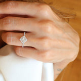 0.30 Karat & 0.22 Karat Prenses Kesim GIA/HRD Sertifikalı Pırlanta Yüzük - RNF0582 | Tektaş Pırlanta | Ronaff Pırlanta | Tektaş Yüzük, Pırlanta Yüzük, Kolye, Küpe