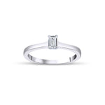 0.30 Karat Baget Kesim Pırlanta Tektaş Yüzük - RNF0440 | Tektaş Pırlanta | Ronaff Pırlanta | Tektaş Yüzük, Pırlanta Yüzük, Kolye, Küpe