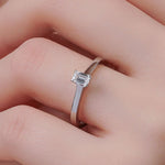 0.30 Karat Baget Kesim Pırlanta Tektaş Yüzük - RNF0440 | Tektaş Pırlanta | Ronaff Pırlanta | Tektaş Yüzük, Pırlanta Yüzük, Kolye, Küpe