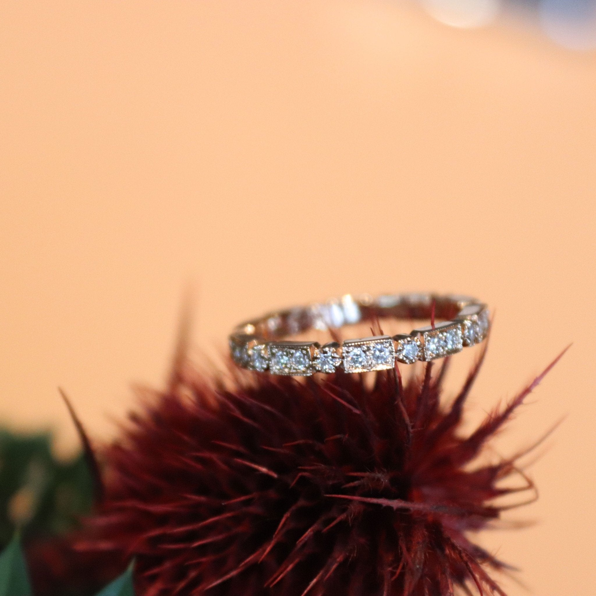 0.30 Karat Tamtur Pırlanta Vintage Yüzük - RNF0031 | Tamtur Pırlanta Yüzük | Ronaff Pırlanta | Tektaş Yüzük, Pırlanta Yüzük, Kolye, Küpe