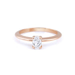 0.32 Karat Rose Altın Oval Kesim HRD Sertifikalı Pırlanta Tektaş Yüzük - RNF0012 | Tektaş Pırlanta | Ronaff Pırlanta | Tektaş Yüzük, Pırlanta Yüzük, Kolye, Küpe