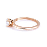 0.32 Karat Rose Altın Oval Kesim HRD Sertifikalı Pırlanta Tektaş Yüzük - RNF0012 | Tektaş Pırlanta | Ronaff Pırlanta | Tektaş Yüzük, Pırlanta Yüzük, Kolye, Küpe