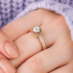 0.35 Karat Elmas Tektaş Yüzük - RNF0281 | Tektaş Yüzükler | Ronaff Pırlanta | Tektaş Yüzük, Pırlanta Yüzük, Kolye, Küpe