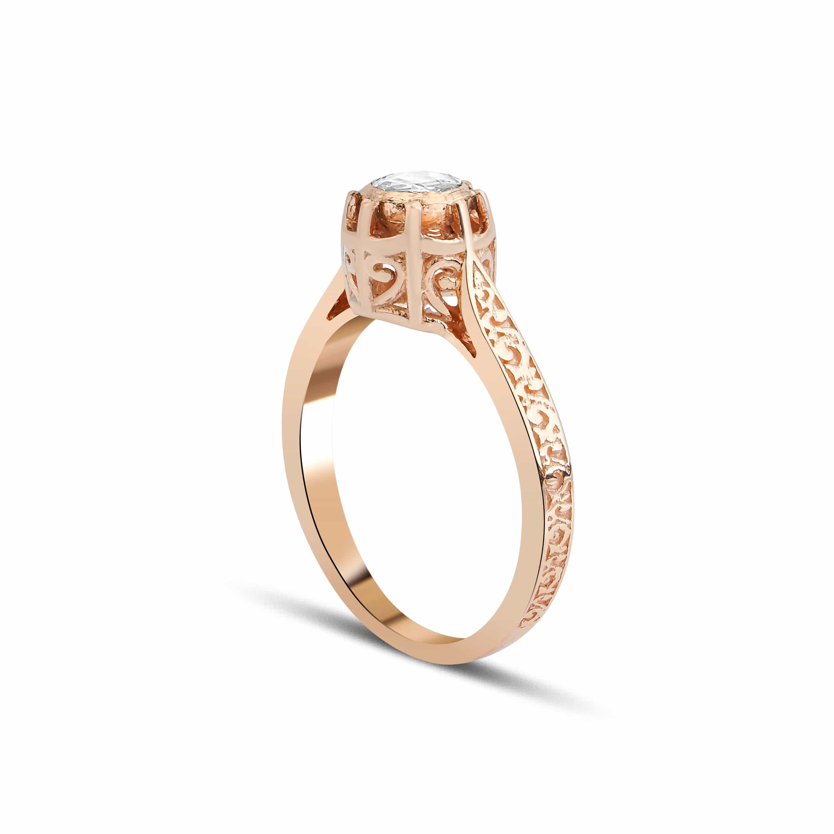 0.35 Karat Elmas Tektaş Yüzük - RNF0281 | Tektaş Yüzükler | Ronaff Pırlanta | Tektaş Yüzük, Pırlanta Yüzük, Kolye, Küpe