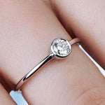 0.35 Karat Yuvarlak Kesim GIA/HRD Sertifikalı Tektaş Pırlanta Yüzük - RNF0049 | Tektaş Pırlanta | Ronaff Pırlanta | Tektaş Yüzük, Pırlanta Yüzük, Kolye, Küpe