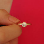 0.35 Karat Yuvarlak Kesim Tektaş Pırlanta GIA Sertifikalı Yüzük - RNF0630 | Tektaş Pırlanta | Ronaff Pırlanta | Tektaş Yüzük, Pırlanta Yüzük, Kolye, Küpe