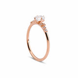 0.36 Karat Emerald Kesim Tektaş & 0.08 Karat Yuvarlak Kesim HRD Sertifikalı Pırlanta Yüzük - RNF0604 | Tektaş Pırlanta | Ronaff Pırlanta | Tektaş Yüzük, Pırlanta Yüzük, Kolye, Küpe