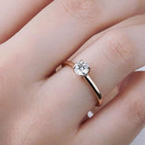 0.38 Karat Yuvarlak Kesim GIA/HRD Sertifikalı Tektaş Pırlanta Yüzük - RNF0039 | Tektaş Pırlanta | Ronaff Pırlanta | Tektaş Yüzük, Pırlanta Yüzük, Kolye, Küpe