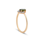 0.40 Karat Damla Peridot Pırlantalı Yüzük - RNF0306 | Renkli Taşlı Yüzükler | Ronaff Pırlanta | Tektaş Yüzük, Pırlanta Yüzük, Kolye, Küpe