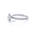 0.40 Karat Oval Tektaş & 0.20 Karat Halo GIA/HRD sertifikalı Pırlanta Yüzük - RNF0094 | Tektaş Pırlanta | Ronaff Pırlanta | Tektaş Yüzük, Pırlanta Yüzük, Kolye, Küpe