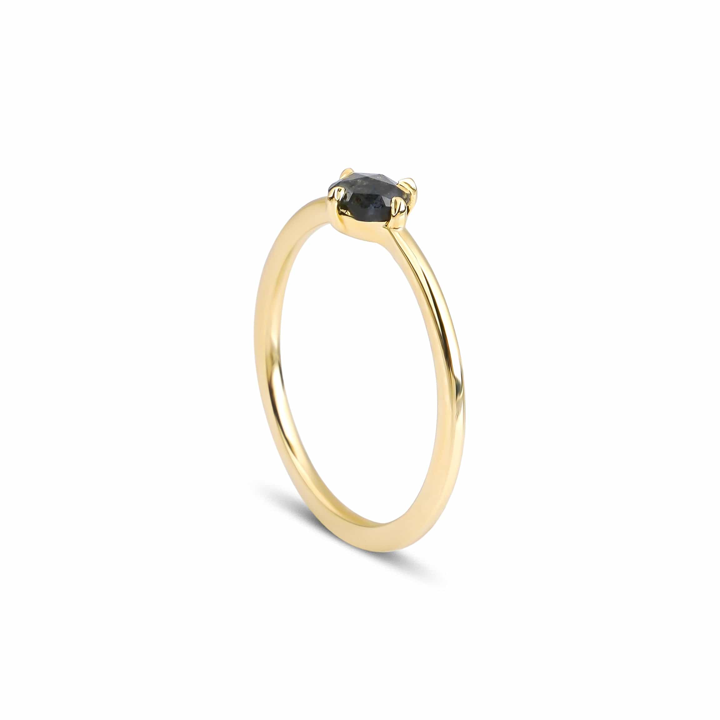 0.40 Karat Salt and Pepper Tektaş Elmas Yüzük - RNF0533 | Tektaş Pırlanta | Ronaff Pırlanta | Tektaş Yüzük, Pırlanta Yüzük, Kolye, Küpe