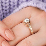 0.40 Karat Yuvarlak Kesim Tektaş Elmas Yüzük - RNF0040 | Pırlanta Yüzük | Ronaff Pırlanta | Tektaş Yüzük, Pırlanta Yüzük, Kolye, Küpe