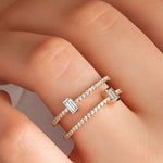 0.42 Karat Baget Pırlantalı Fantazi Yüzük - RNF0343 | Tektaş Pırlanta | Ronaff Pırlanta | Tektaş Yüzük, Pırlanta Yüzük, Kolye, Küpe