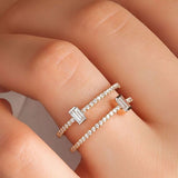 0.42 Karat Baget Pırlantalı Fantazi Yüzük - RNF0343 | Tektaş Pırlanta | Ronaff Pırlanta | Tektaş Yüzük, Pırlanta Yüzük, Kolye, Küpe